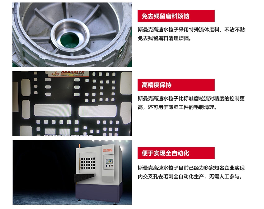 蘇州磨粒<a href='http://m.excellmobile.com' target='_blank'><u>流體拋光機(jī)</u></a>公司是流體拋光技術(shù)用于工業(yè)實(shí)踐的先行者，主要產(chǎn)品有<a href='http://m.excellmobile.com' target='_blank'><u>流體拋光機(jī)</u></a>，自動(dòng)<a href='http://m.excellmobile.com' target='_blank'><u>去毛刺機(jī)</u></a>，熱能<a href='http://m.excellmobile.com' target='_blank'><u>去毛刺機(jī)</u></a>，擠壓研磨機(jī)等產(chǎn)品，致力于為客戶提供自動(dòng)化、智能化、以及更加精密的拋光去毛刺設(shè)備